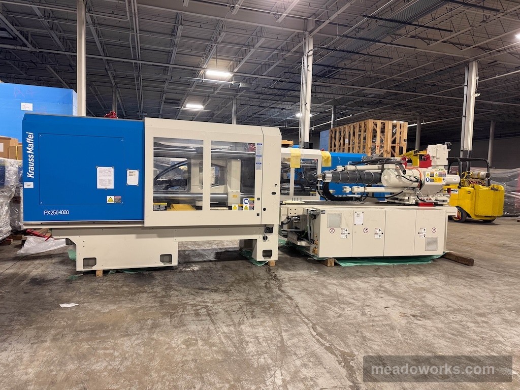 Used 2022 Krauss Maffei KM 250-1000 PX Injection Molding Machines: Horizontal