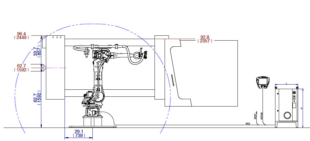 Used 2024 Sepro 6X-205.2 Robots - View 2