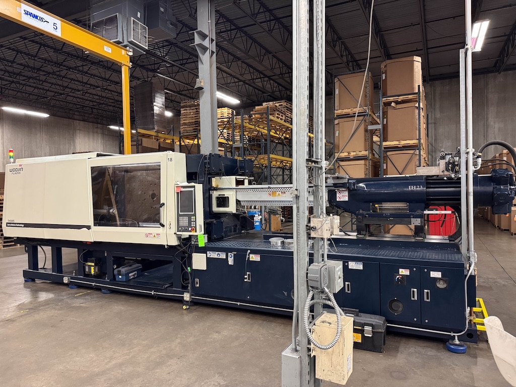 Used 2017 Woojin TH500S Injection Molding Machines: Horizontal - View 2