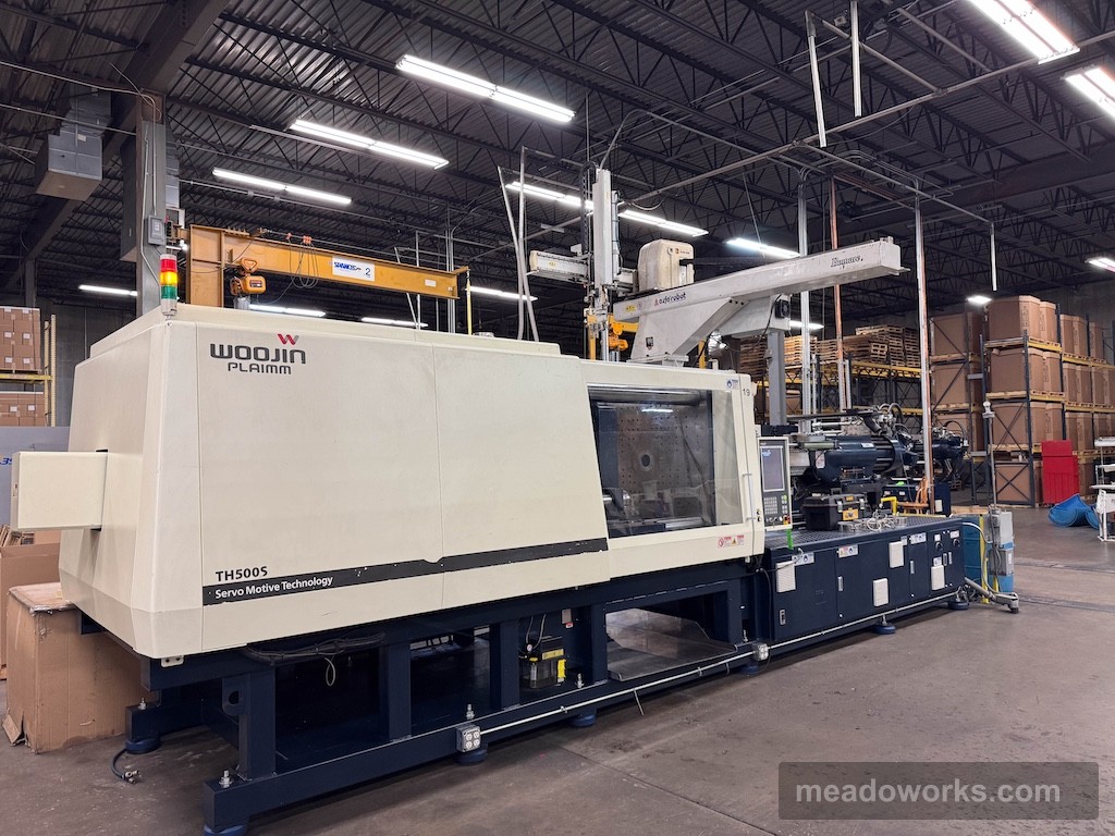 Used 2019 Woojin TH500S Injection Molding Machines: Horizontal