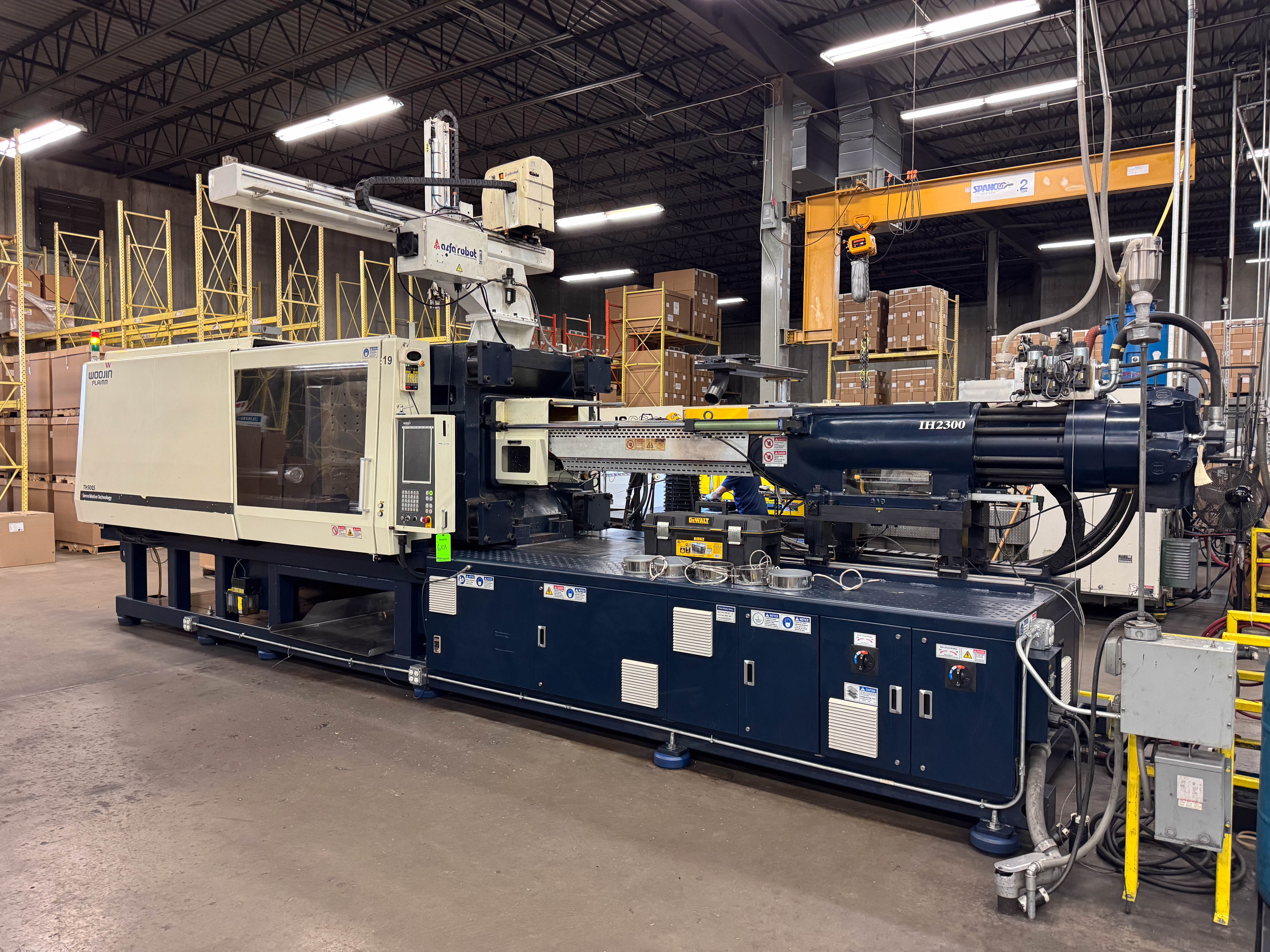 Used 2019 Woojin TH500S Injection Molding Machines: Horizontal - View 11