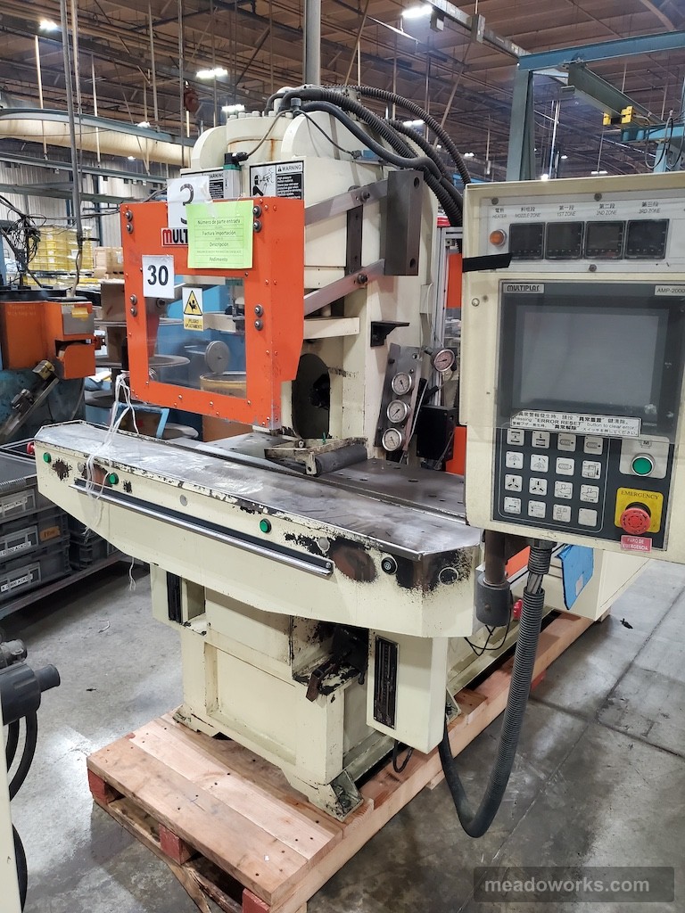 Used Multiplas VC-SD-35T Injection Molding Machines: Vertical