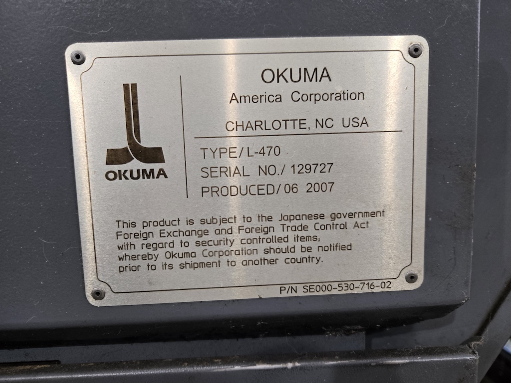 Used 2007 Okuma Captain L470M CNC Turning Center - View 14