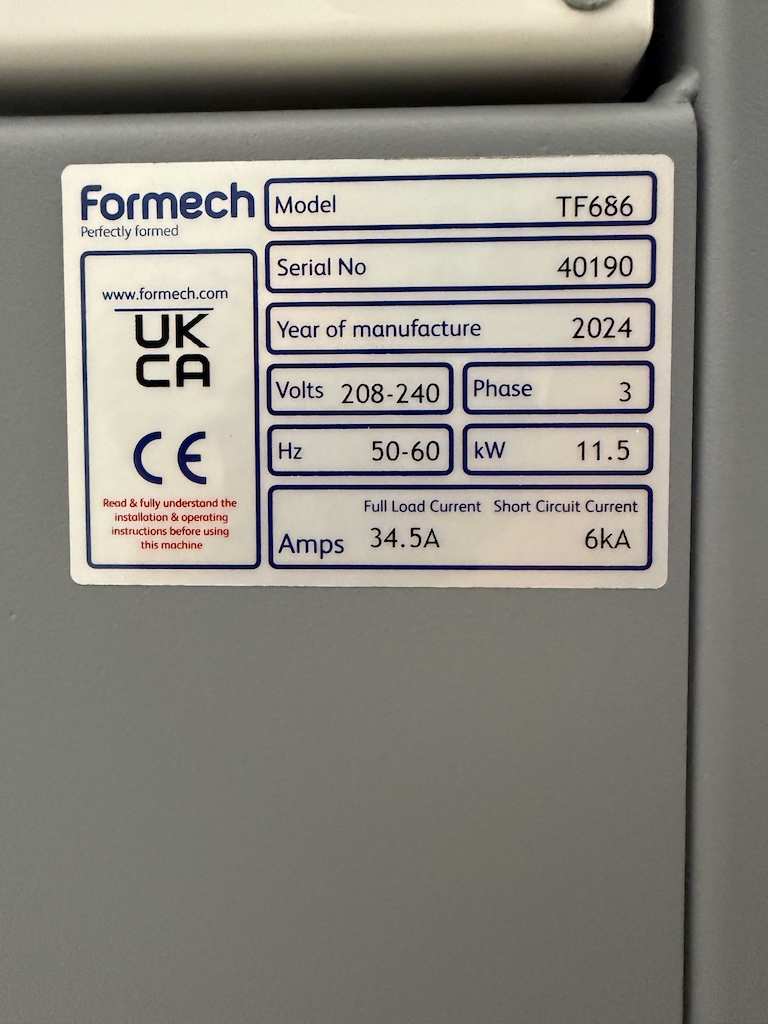 Used 2024 Formtech TF686 Thermoforming Equipment - View 18