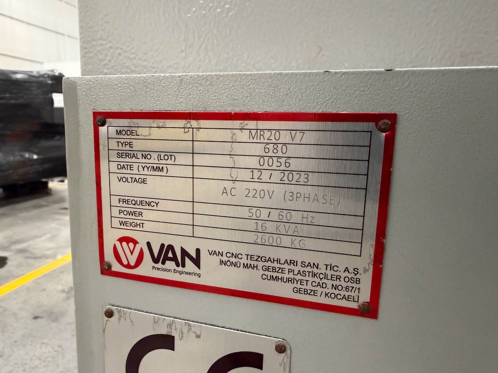 Used 2023 Van CNC MR20-V7 Lathes, CNC - View 19