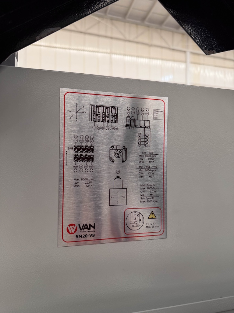 Used 2023 Van CNC SM20-V8 Lathes, CNC - View 18