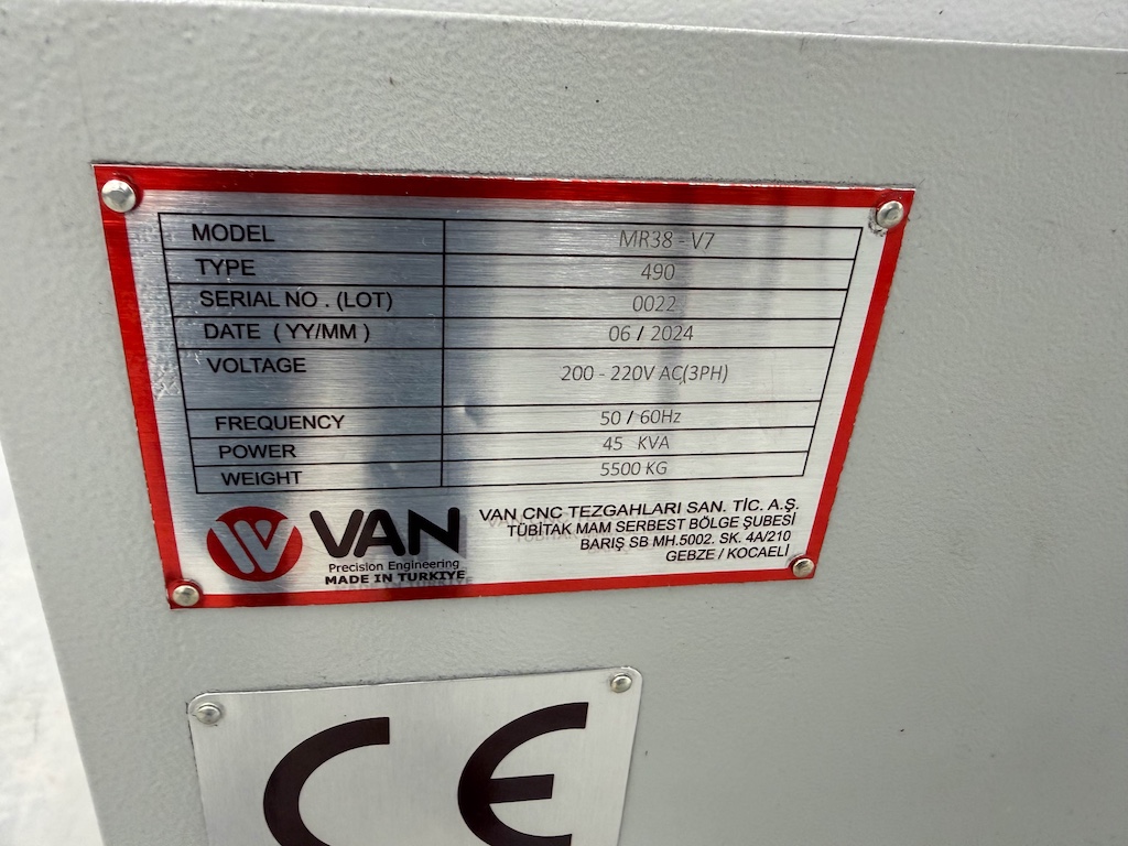 Used 2023 Van CNC MR38-V7 Lathes, CNC - View 4