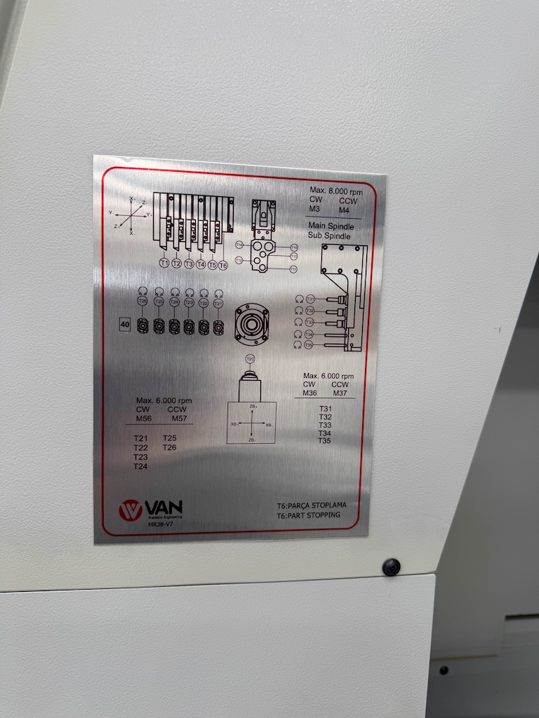 Used 2023 Van CNC MR38-V7 Lathes, CNC - View 10