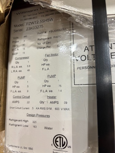 Used 2023 Wittmann Chiller Chillers - View 3