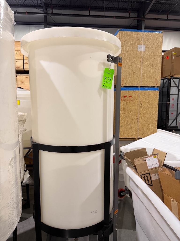 Used Chem-Tainer Lot of (5) Chem-Tainer Various Size Tanks Miscellaneous