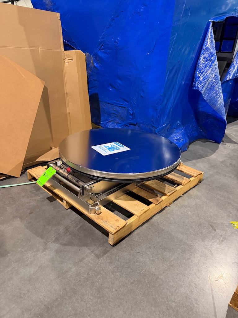Used 2021 Bishmon 4000 lb. Capacity Lift Table Conveyors