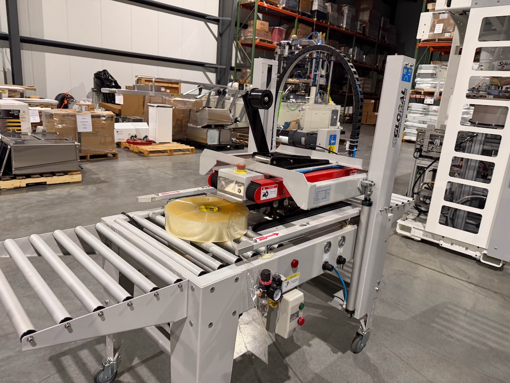 Used 2020 Global Industries Semi-Automatic Random Case Sealer Conveyors - View 7