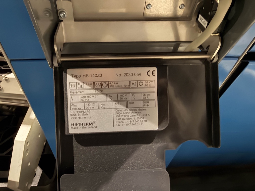 Used 2020 HB-Therm Thermolator New in HB-Therm Thermolator Water Temperature Controllers - View 4