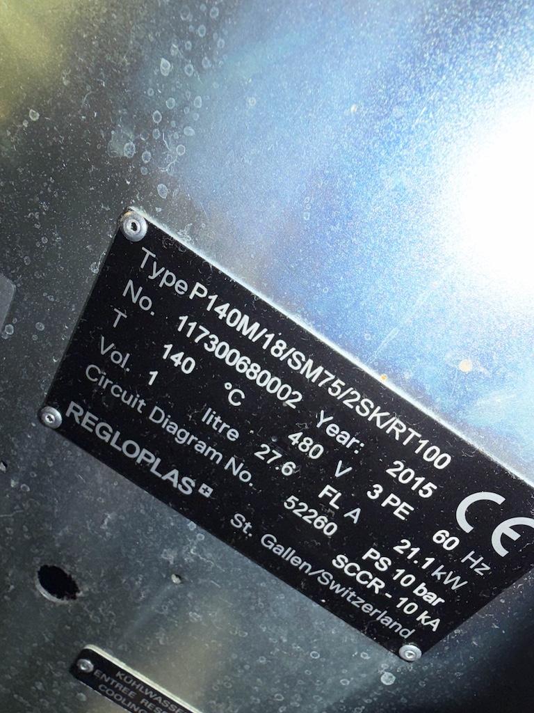 Used 2015 Regloplas Regoplas Thermolator Water Temperature Controllers - View 2