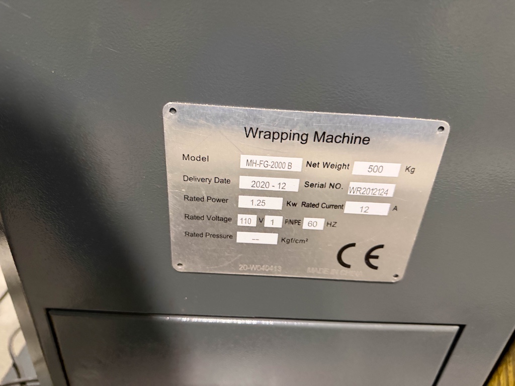 Used 2020 Pallet Wrapping Machine New in Pallet Wrapping Machine Pallett Wrappers - View 3