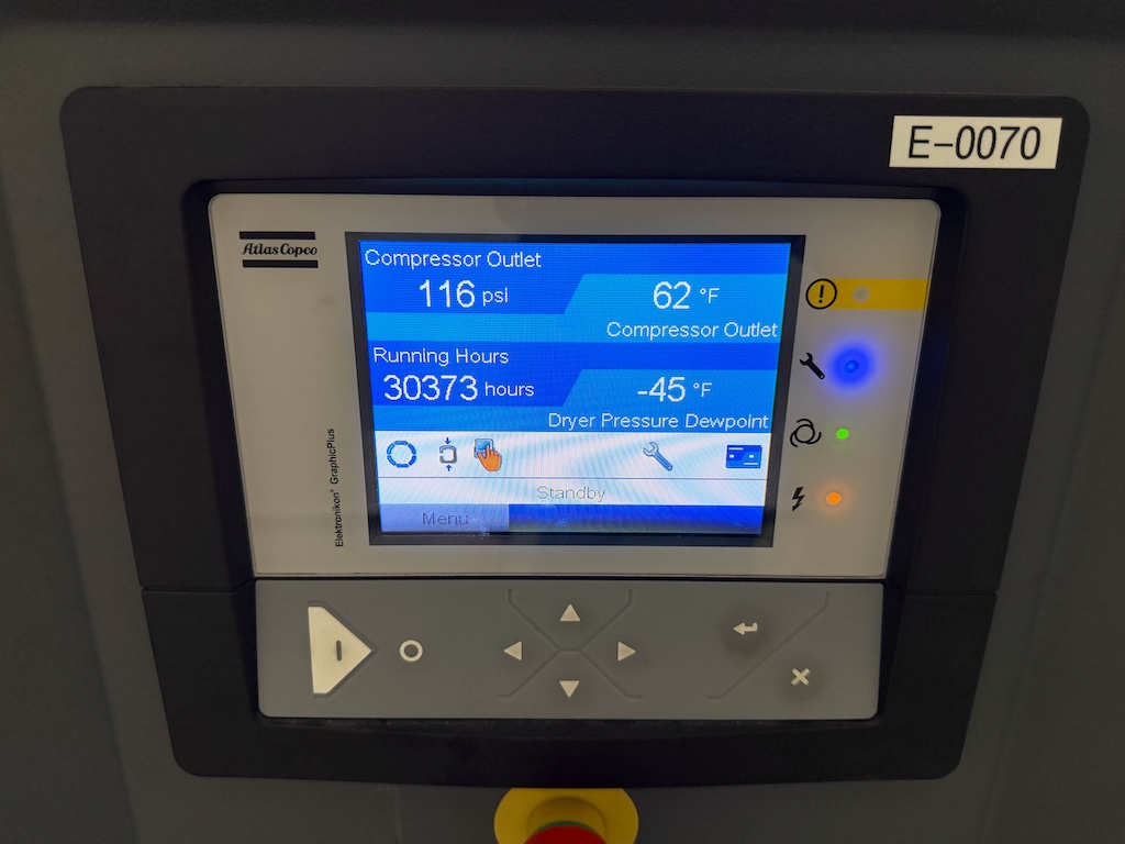 Used 2018 Atlas Copco Air Compressor Air Compressors - View 3