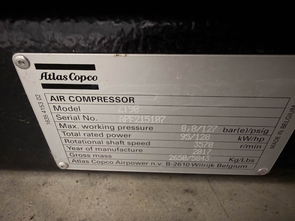 Used 2018 Atlas Copco Air Compressor Air Compressors - View 10