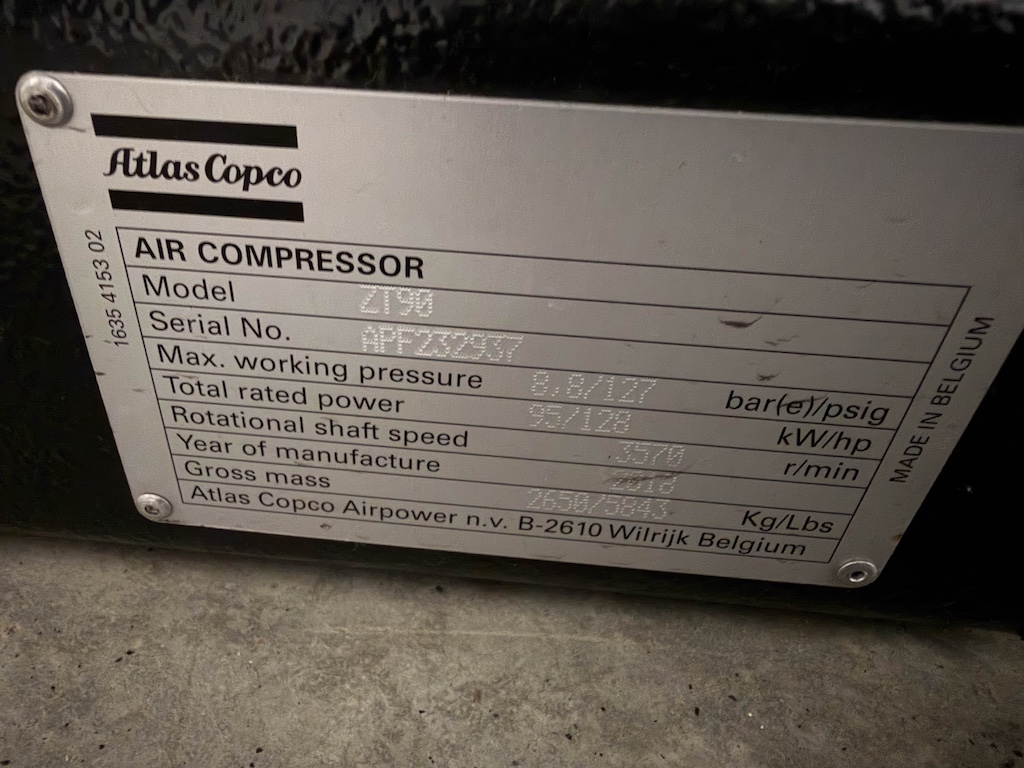 Used 2017 Atlas Copco Air Compressor Air Compressors - View 8