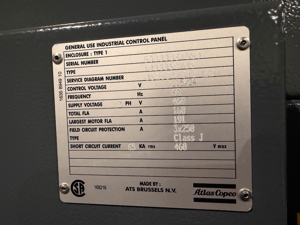 Used 2022 Atlas Copco Air Compressor Air Compressors - View 5
