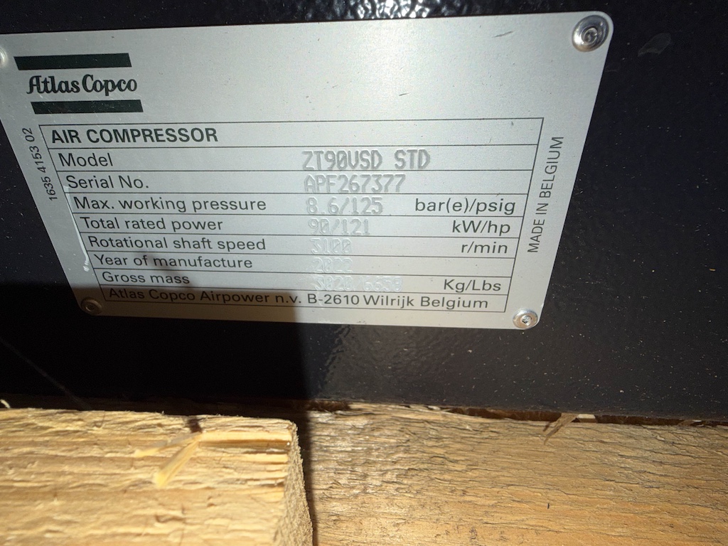Used 2022 Atlas Copco Air Compressor Air Compressors - View 7