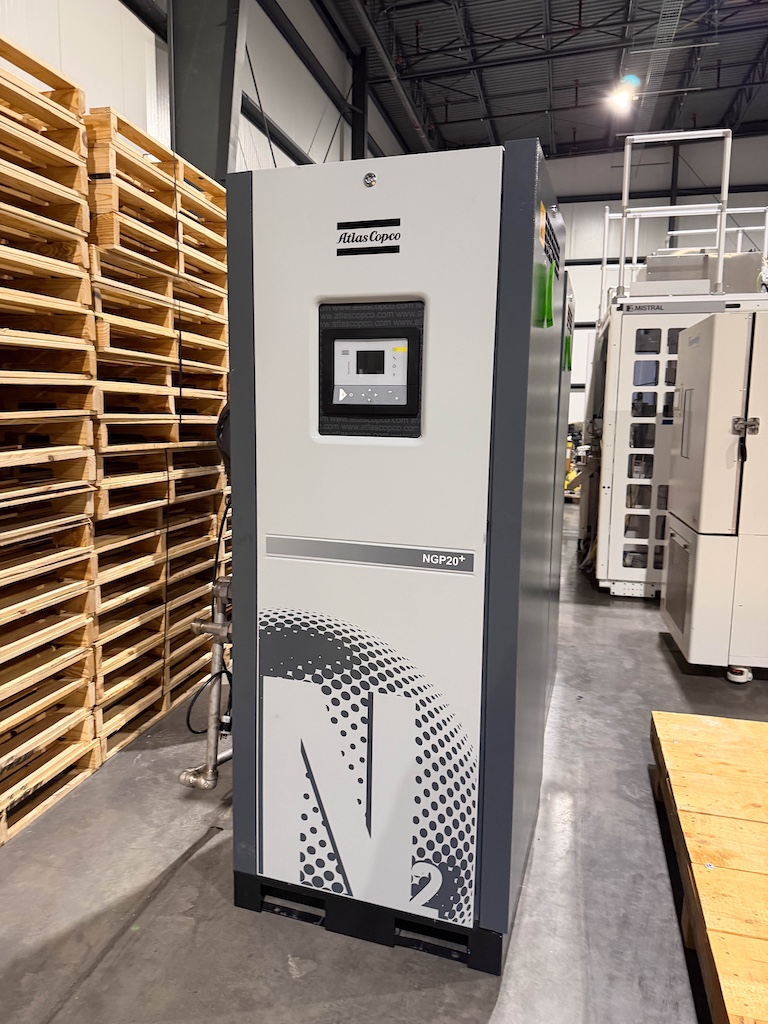 Used 2020 Atlas Copco Nitrogen Generator w/(2) Tanks Nitrogen Generators
