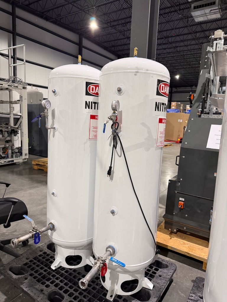 Used 2020 Atlas Copco Nitrogen Generator w/(2) Tanks Nitrogen Generators - View 2