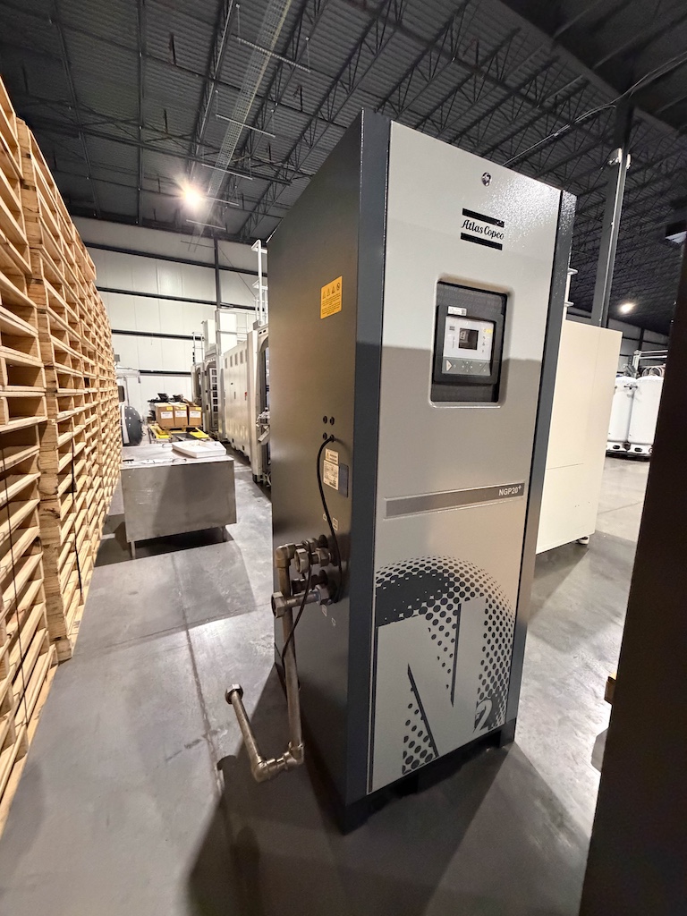 Used 2020 Atlas Copco Nitrogen Generator w/(2) Tanks Nitrogen Generators - View 4