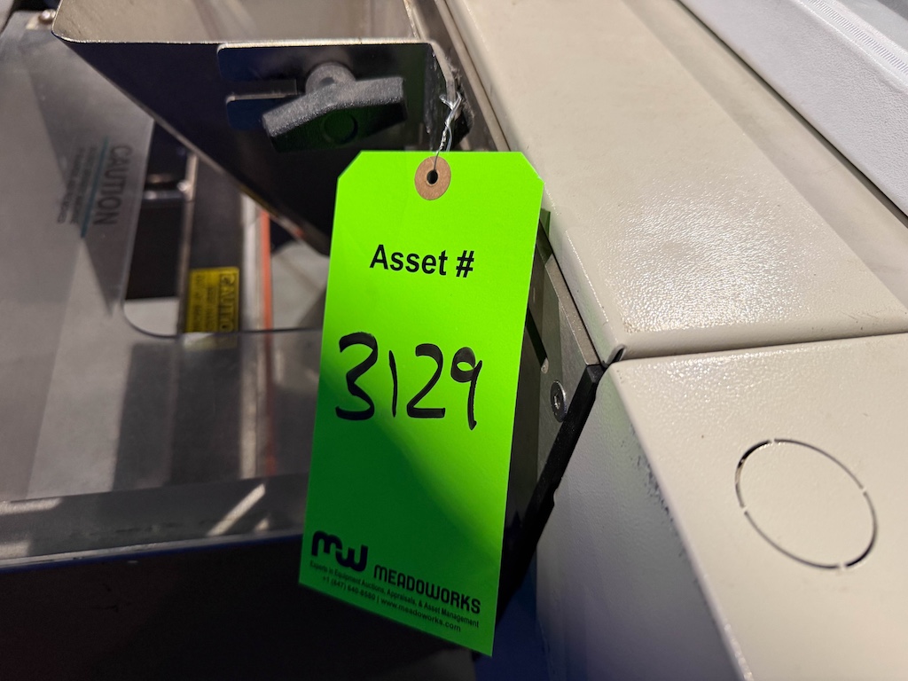 Used Advanced Poly-Packaging Vertical Bagger w/Ti-1000 Thermal Transfer Printer Conveyors - View 4