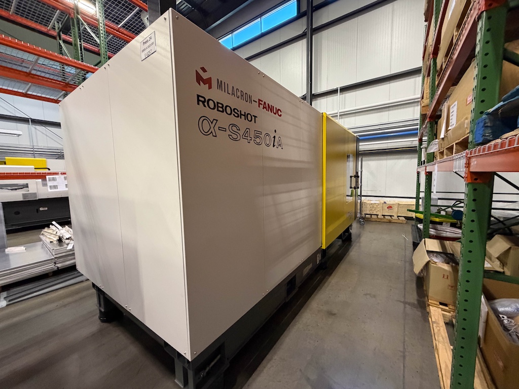 Used 2019 Fanuc (Milacron) 450 Ton All Electric Injection Molding Press Injection Molding Machines: Horizontal - View 23