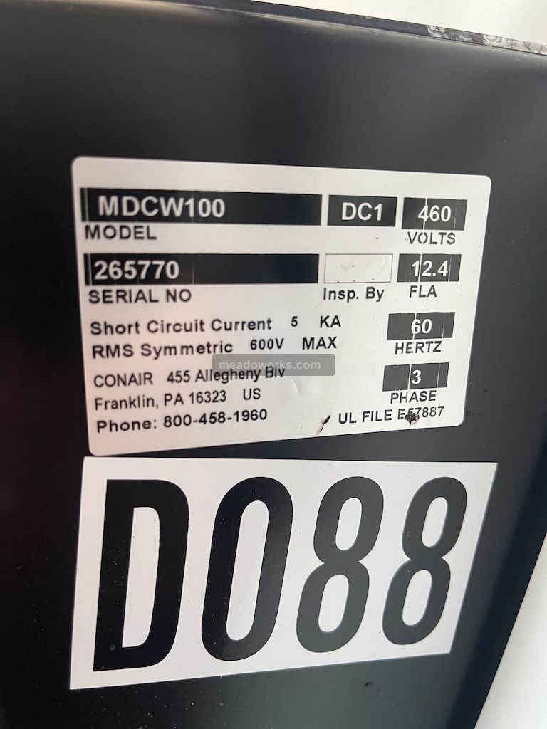 2012 Conair MDCW100 Material Dryer w/ Hopper and Loader - Image 2