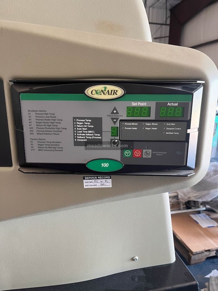 2012 Conair MDCW100 Material Dryer w/ Hopper and Loader - Image 4