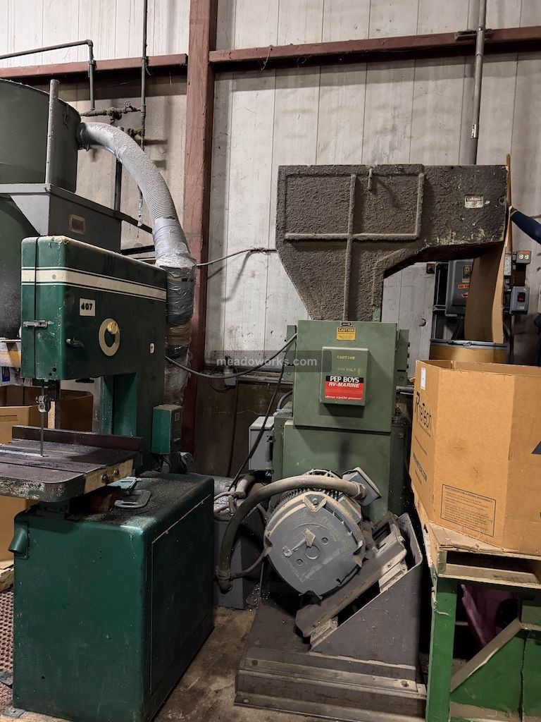 100 HP Granulator w/ Blower & Cyclone - Image 8
