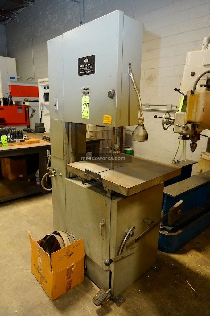 Work-A-Matic Trademaster Vertical Band Saw - Image 2