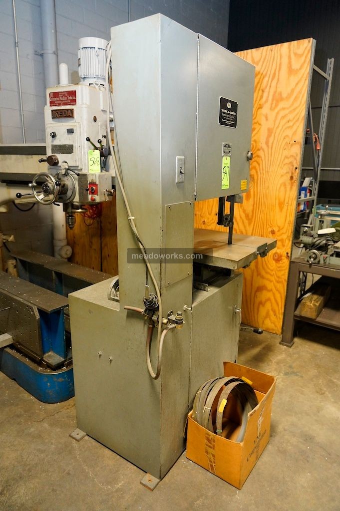 Work-A-Matic Trademaster Vertical Band Saw - Image 5