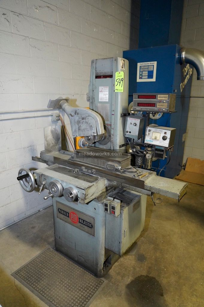 Used Parker Majestic 6" x 18" Grinders, Surface, Reciprocating