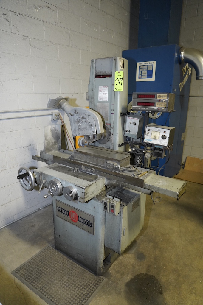 Used Parker Majestic 6" x 18" Grinders, Surface, Reciprocating