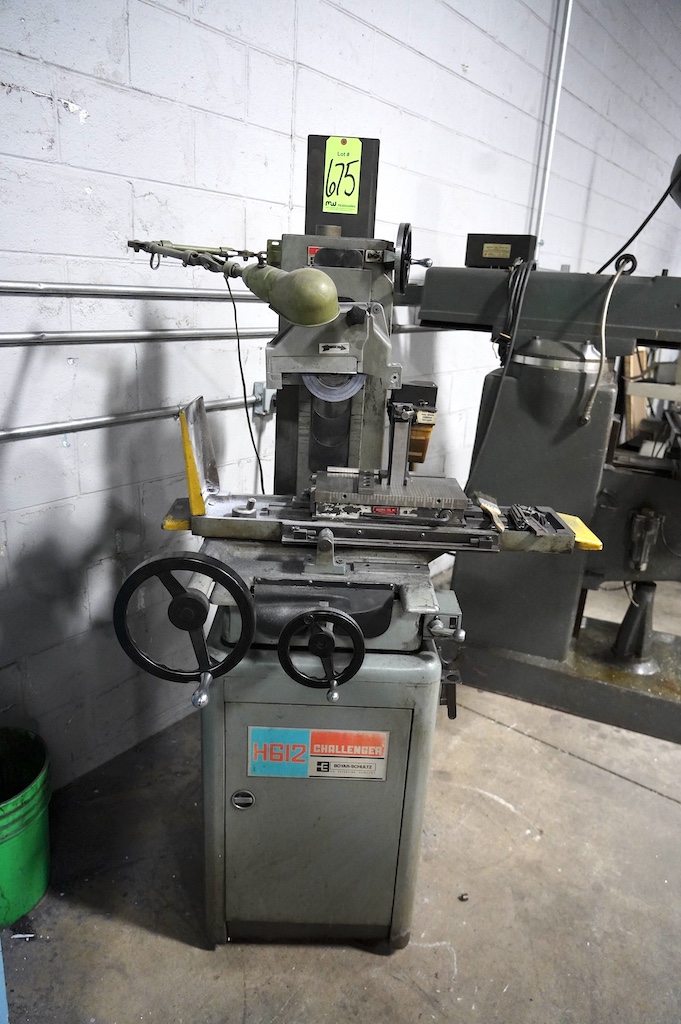 Used Boyer Schultz Challenger H612 Grinders, Surface, Reciprocating