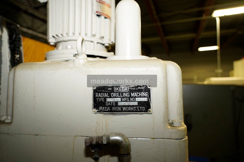 1979 Ikeda RM-1575 Radial Arm Drill - Image 4