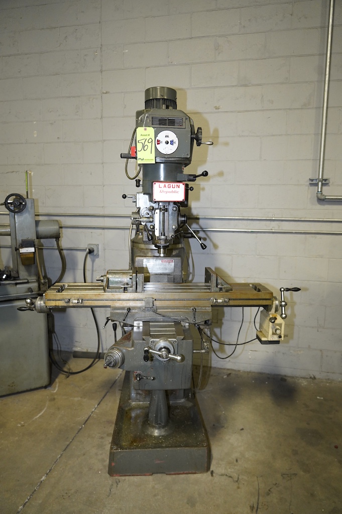 Used Lagun FTV-2 Mills, Vertical