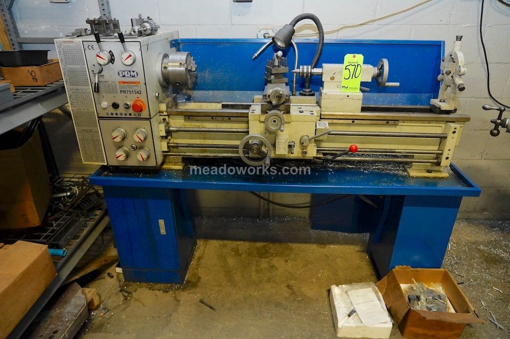 PRM 13" x 42" Geared-Head Engine Lathe - Image 1