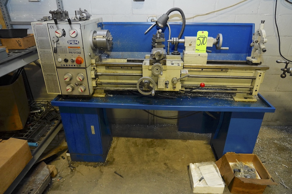 Used PRM 13" x 42" Lathes, Engine