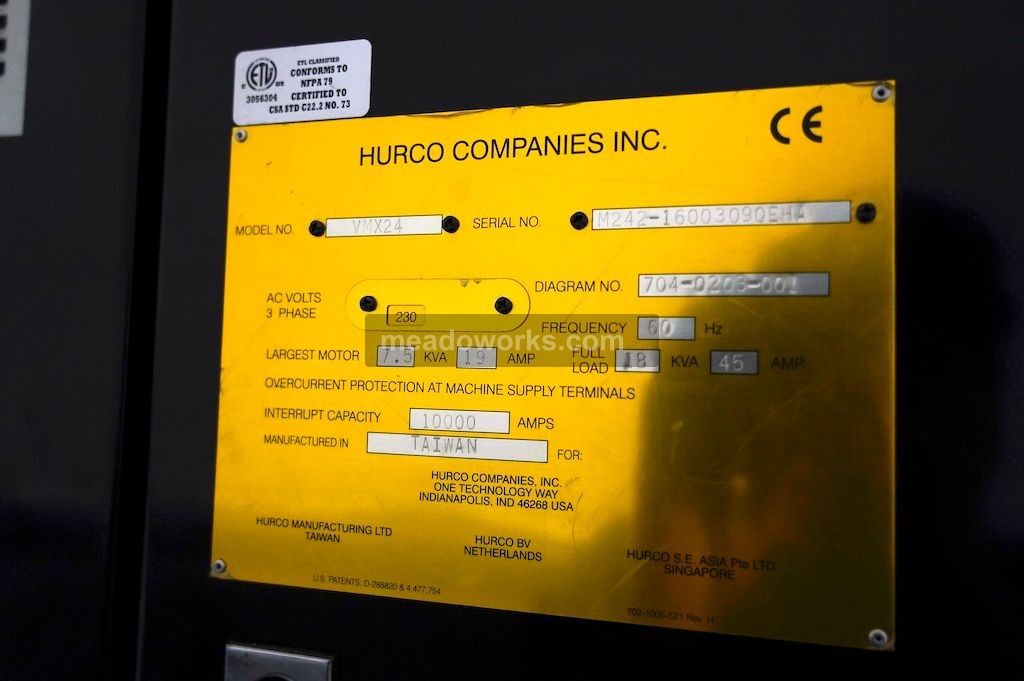 Hurco VMX24 - Image 9