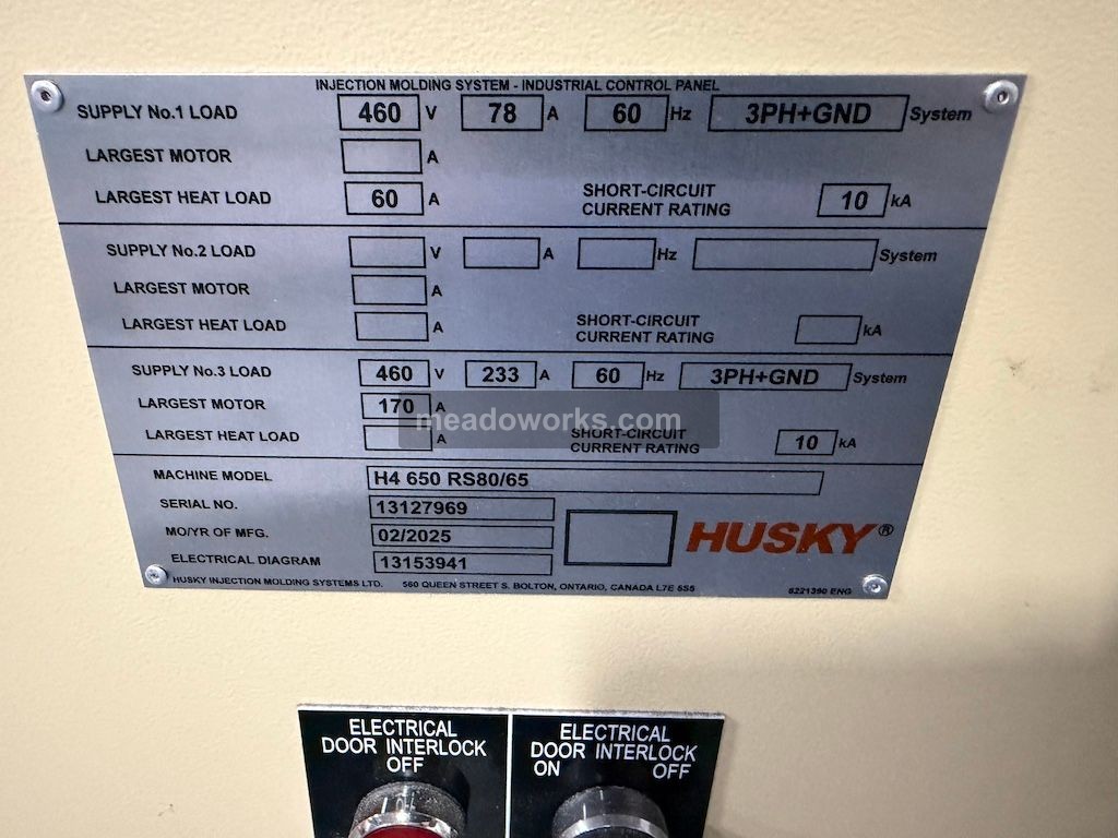 Husky 715 Ton Injection Molding Press, New in 2025 - Image 18