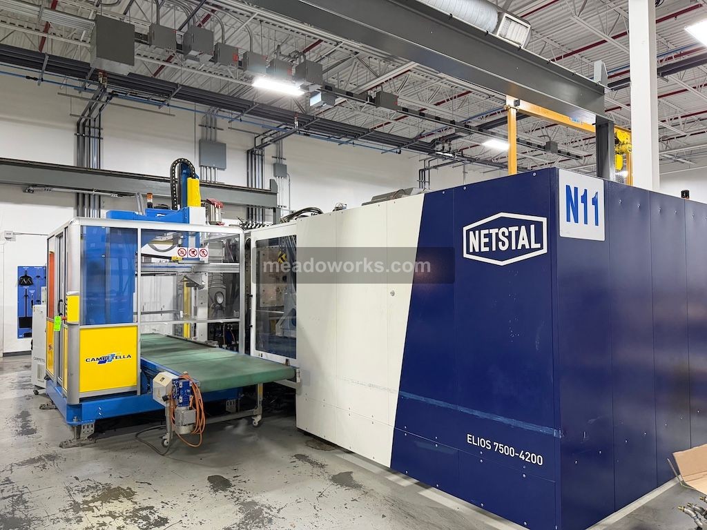 Netstal 843 Ton Injection Molding Press, New in 2016 - Image 4