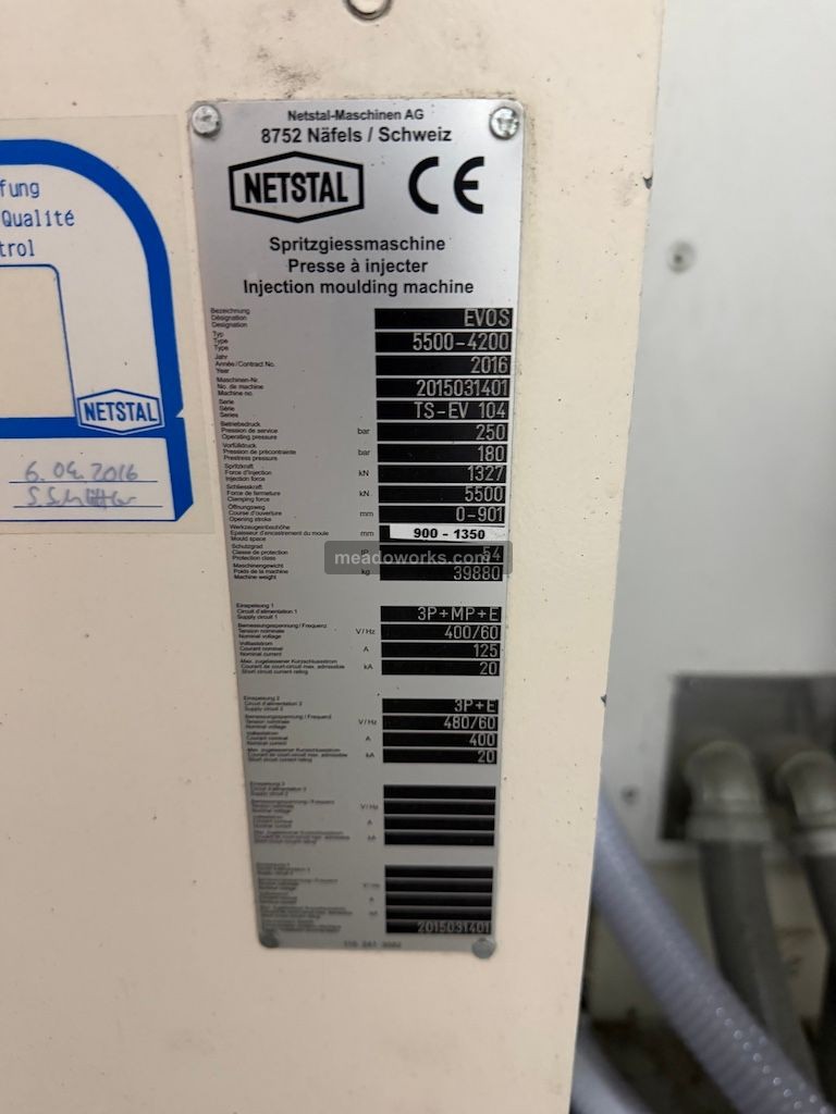 Netstal 618 Ton Injection Molding Press, New in 2016 - Image 13