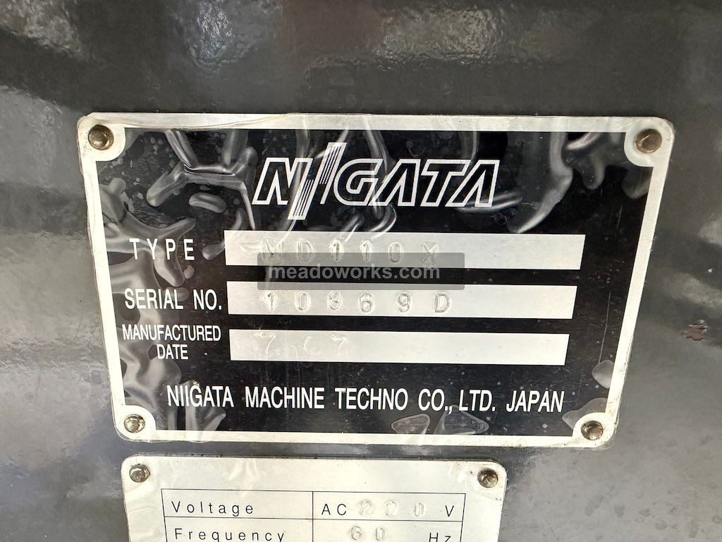 Niigata 110 Ton All Electric Injection Molding Press, New in 2007 - Image 12