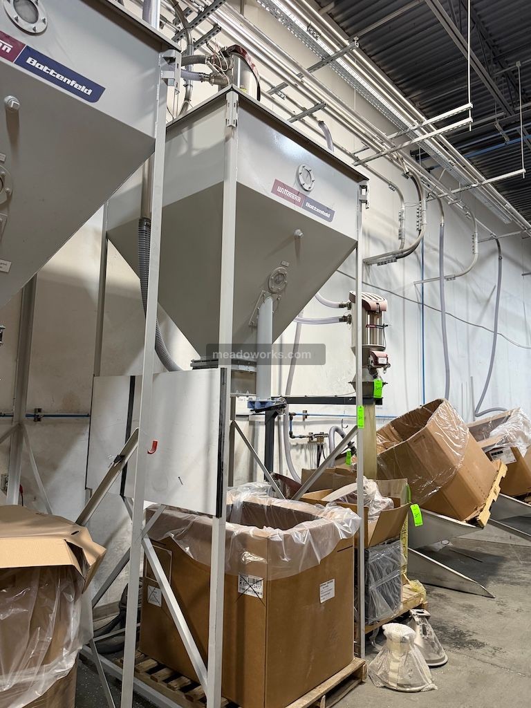 Wittmann Material Surge Bin w/Wittmann Material Loader - Image 1