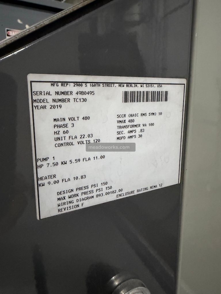 Sterling 7.5 HP, 9 Kw Heater Thermolator, New in 2019 - Image 5
