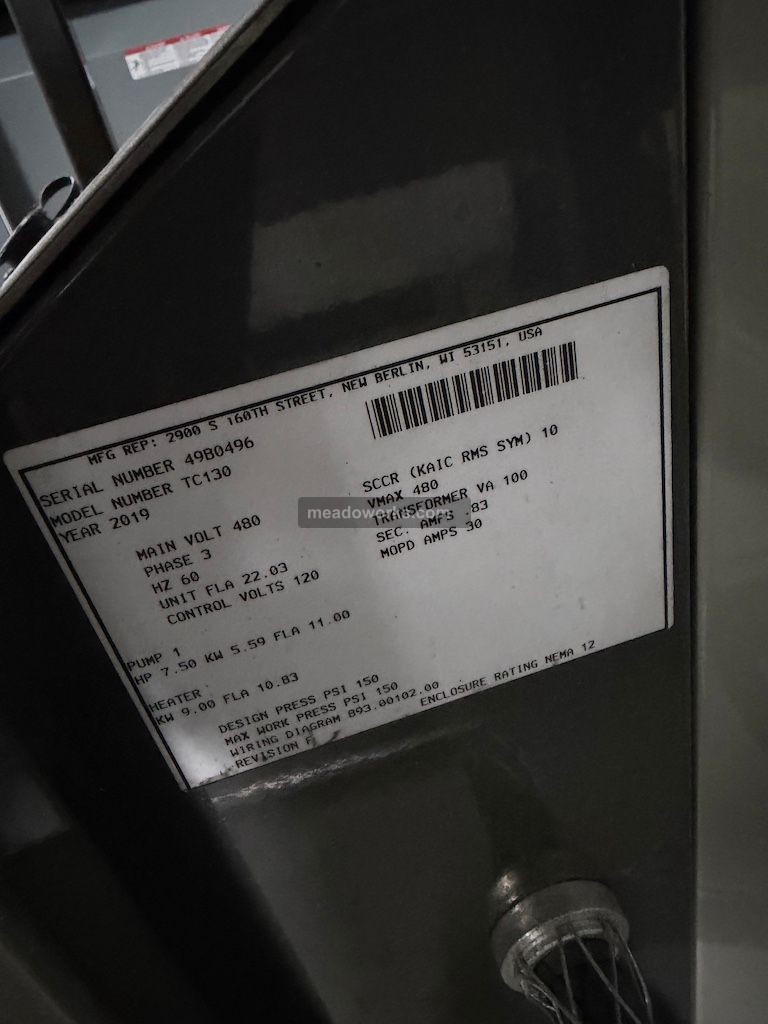 Sterling 7.5 HP, 9 Kw Heater Thermolator, New in 2019 - Image 5