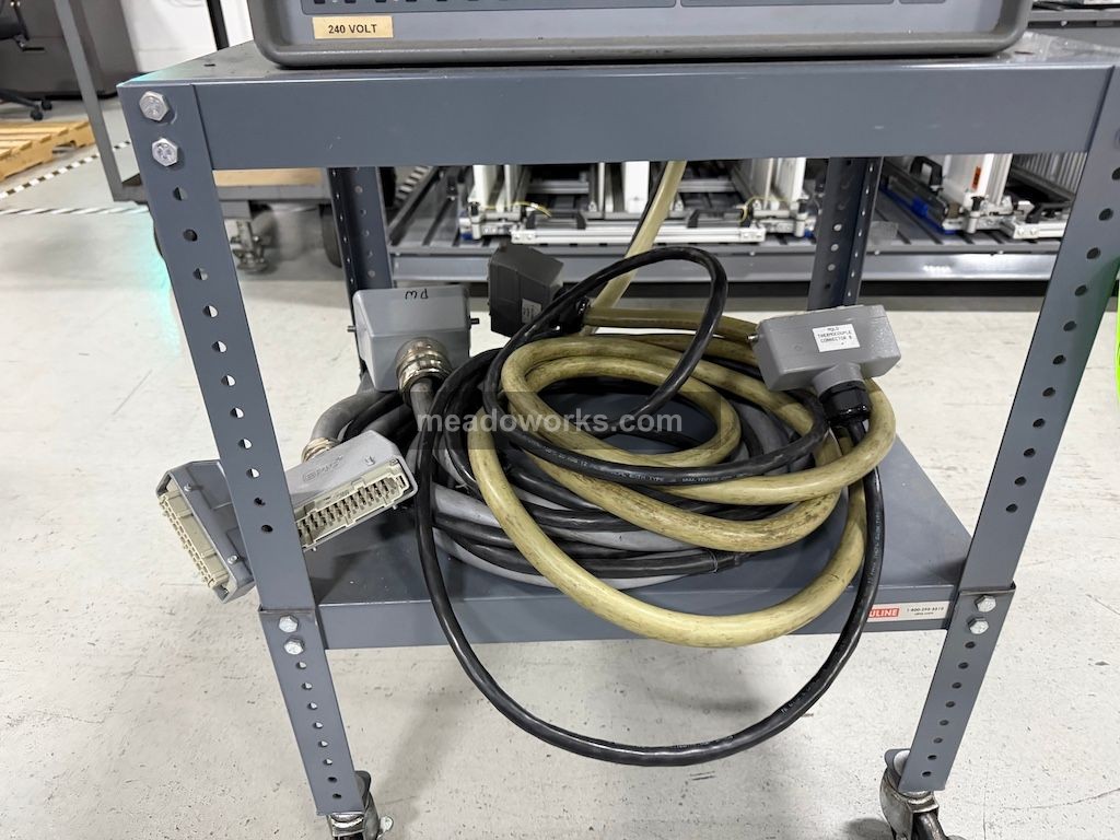 Husky 12 Zone Hot Runner Controller w/Cables on Rolling Cart - Image 3